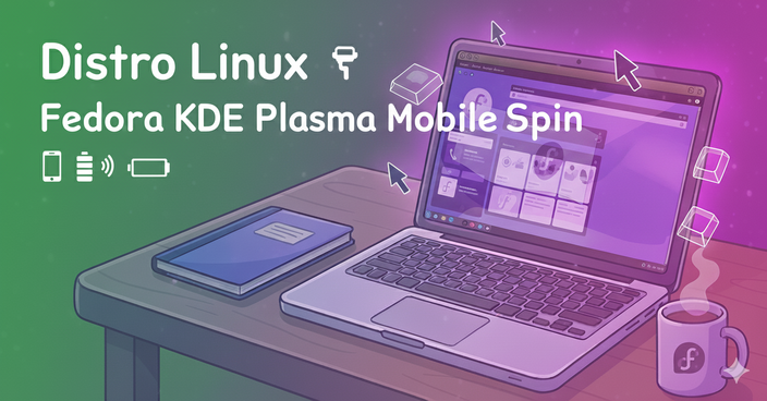 Distro Linux Fedora KDE Plasma Mobile Spin